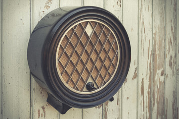 Old black radio