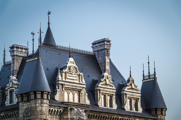 Obraz premium Elements of architecture in the Gothic style