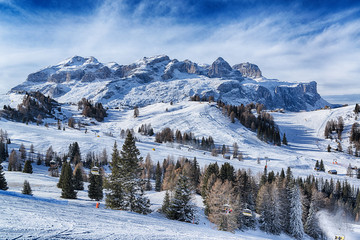 Landscape on the italian mountains