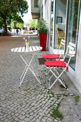Straßencafe in Berlin