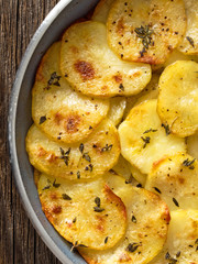 rustic french golden anna potato