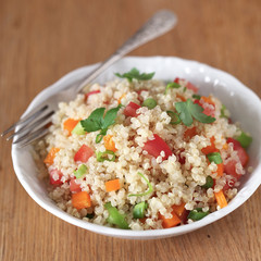 Quinoa with vegetables