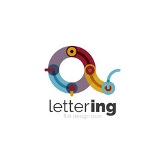 Letter logo business icon