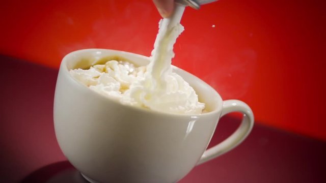 Hot Coffee with Whipped Cream