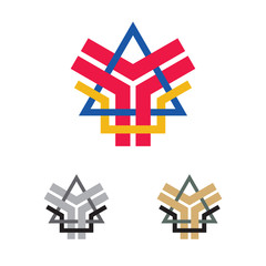 abstract company emblem