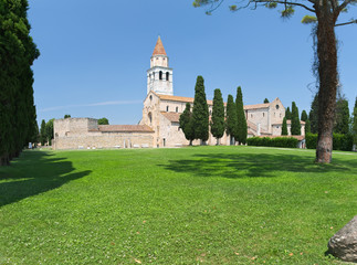 Fototapeta na wymiar Church or Cathedral of Aquileia, Friuli, Italy 