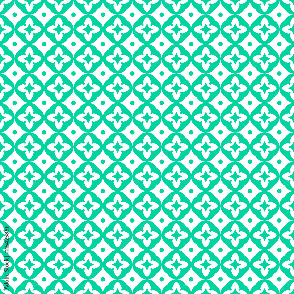 Poster seamless pattern with vintage elements