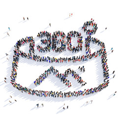 people photography panoramic shape icon 3d