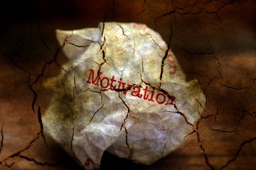 Abandon motivation grunge concept