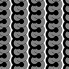 Design seamless monochrome geometric pattern