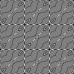 Design seamless monochrome waving pattern
