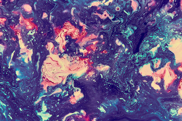 Abstract paint background with marble pattern