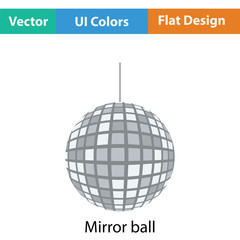 Party disco sphere icon