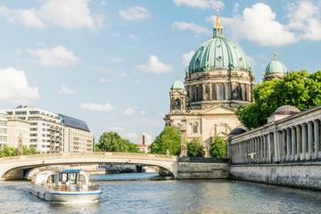 Fototapeta na wymiar Berlin Cathedral at famous Museum Island, Germany
