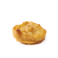 Breaded chicken nugget composition isolated