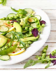 Healthy green salad.