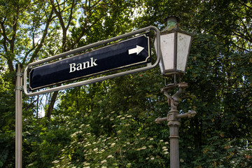 Schild 53 - Bank