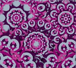 узор из мандал