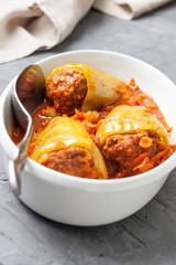 peppers stuffed with tomato sauce