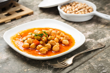 Kichererbsensalat - chick pea salad
