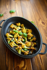 cauliflower baked in batter
