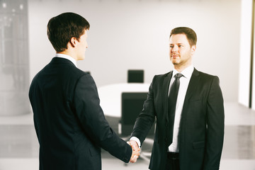 businessmen shaking hands
