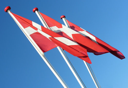 Dannebrog, die Flagge D&auml;nemarks