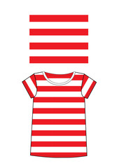 striped background fashion industry