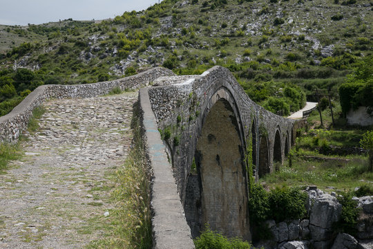 Br&uuml;cke von Mesi bei Drishti/Shkoder in Albanien
