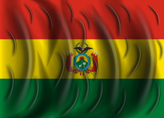 bolivia wind flag