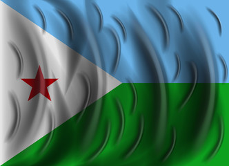 djibouti wind flag
