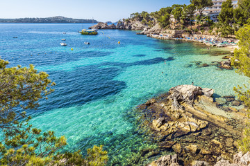 Cala Fornells Bay in Majorca - 115448079