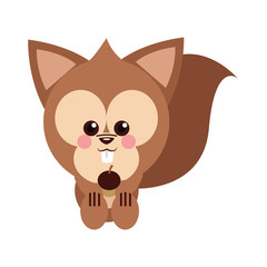 Cute isolated vector illustration