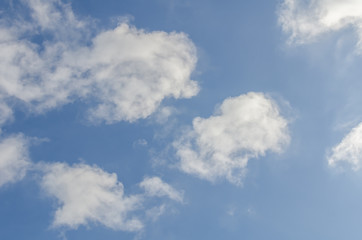 background of blue sky and cloud