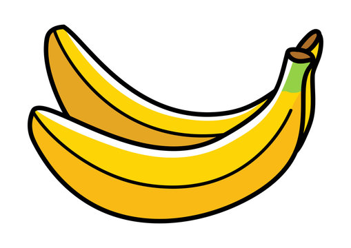 Graphic illustration of bananas