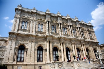 Fototapeta na wymiar Dolmabahce Palace Main Building