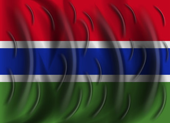 gambia wind flag