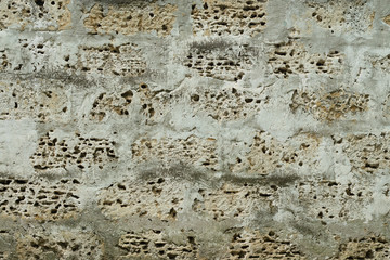 Brick texture with scratches and cracks