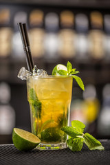Mint julep cocktail