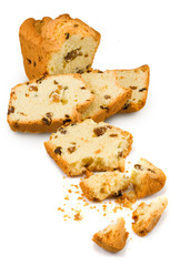 Isolated image of cake on a white background