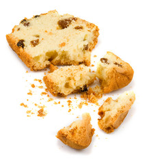 Isolated image of cake on a white background