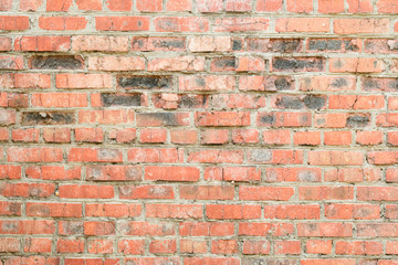Brick texture with scratches and cracks
