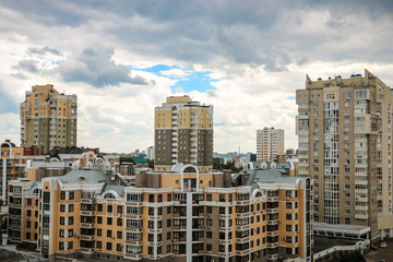 Fototapeta na wymiar City landscape Russia