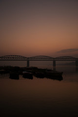 Sunrise on the Ganga river, Varanasi, India
