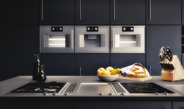 Visualisierung einer Küchenplanung - 3D render