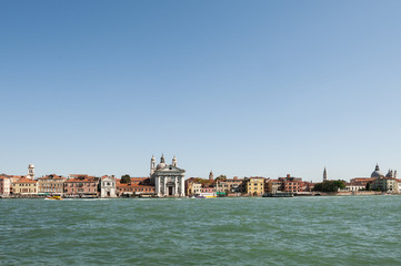 Fototapeta na wymiar Venedig / Touristisches Reiseziel, Stadtansicht von Venedig in Italien.