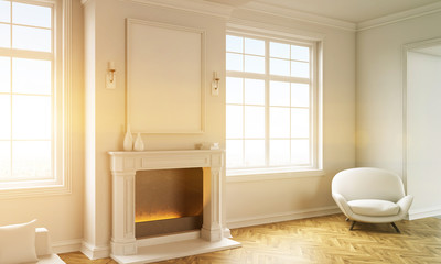 Living room interior side