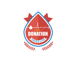 Modern Premium Activity Badge - Blood Donor Charity Day Activity