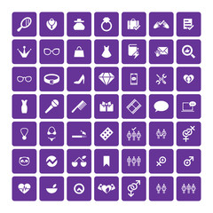 Set of 49 Universal Icons. Business, internet, web design.