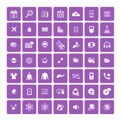 Set of 49 Universal Icons. Business, internet, web design.